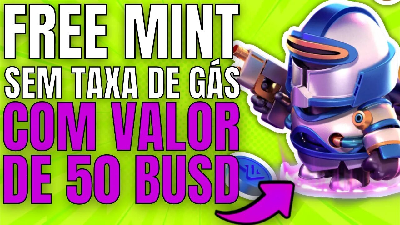 🚨 URGENTE - NFT FREE MINT SEM TAXA DE GÁS COM VALOR DE 50 $BUSD - AIRDROP COINMARKETCAP X NBOX.