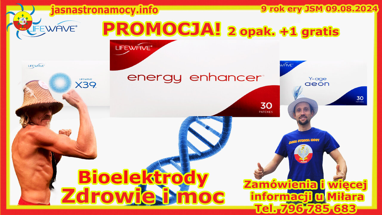 PROMOCJA! Bioelektrody Zdrowie i moc Zamówienia tel. 796 785 683 (promocja tylko do 11.08.2024r.)