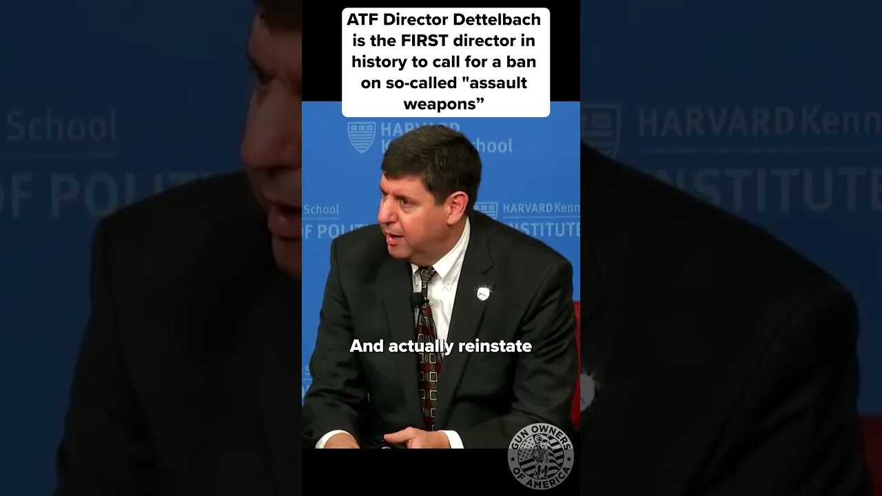 🙄ATF Director Dettelbach is making history for all the wrong reasons.