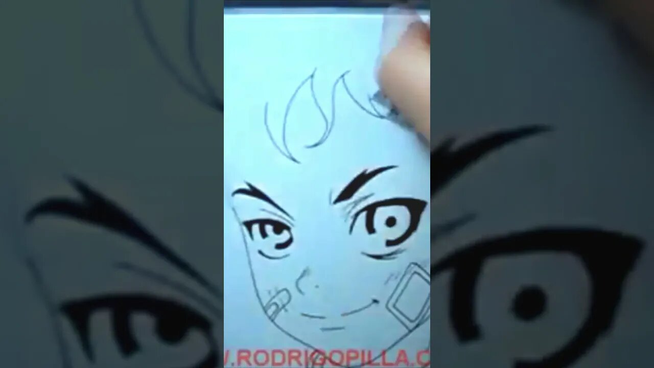 Desenhando Ganta Igarashi de Deadman Wonderland
