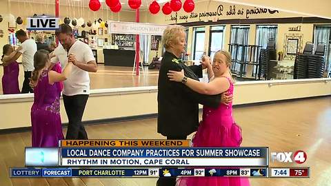 Rhythm in Motion practices for summer showcase - 7am live report