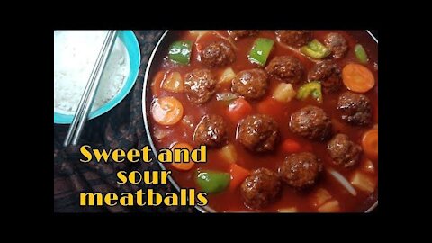 Sweet and Sour Meatballs