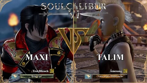 SoulCalibur VI — TrekBlizack (Maxi) VS Amesang (Talim) | Xbox Series X Ranked