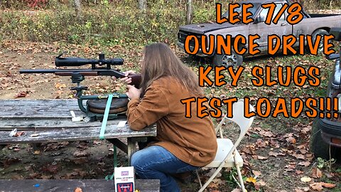 Lee 7/8 Ounce Drive Key Slugs Range Test Loads