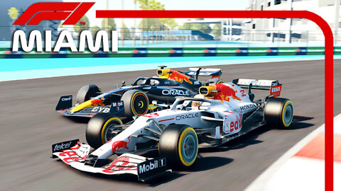 F1 2022 (RB18) vs F1 2021 (RB16B) - Red Bull Racing | Miami GP | Assetto Corsa