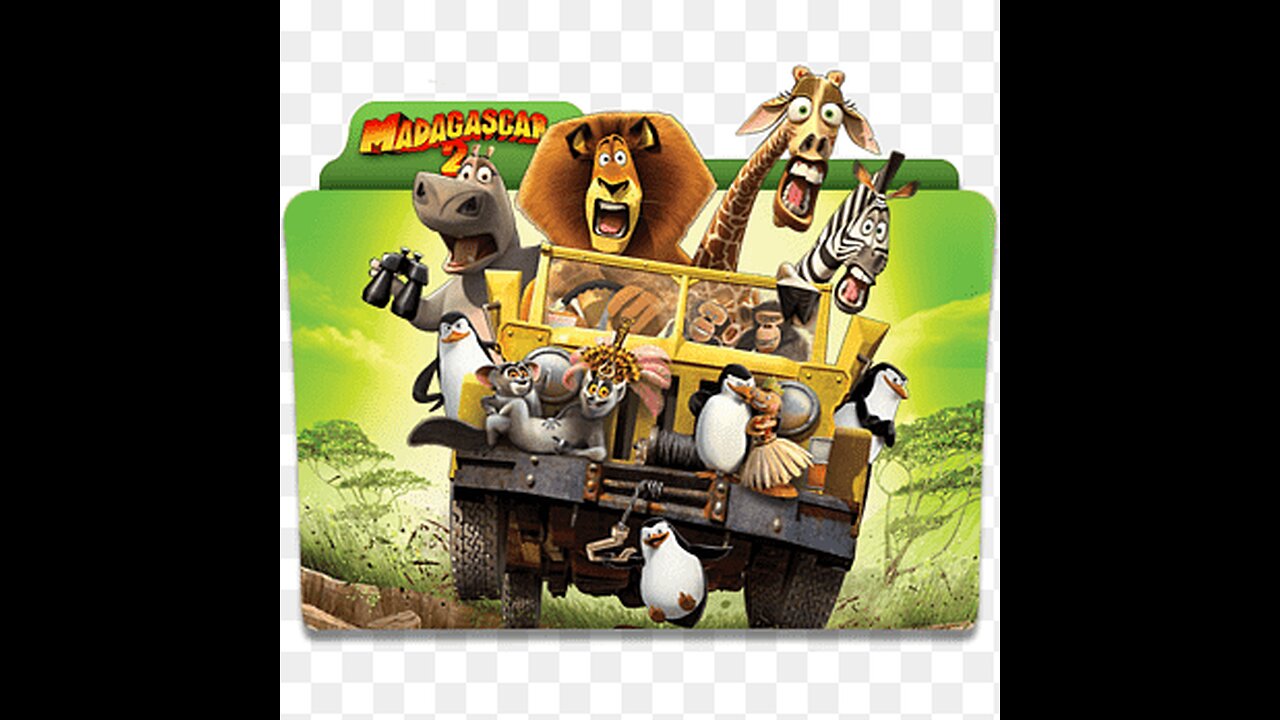 Madagascar cartoon kids veado