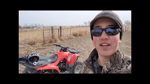 2000 Kawasaki Prairie 400 4x4 Hot lap at the Horse Arena!