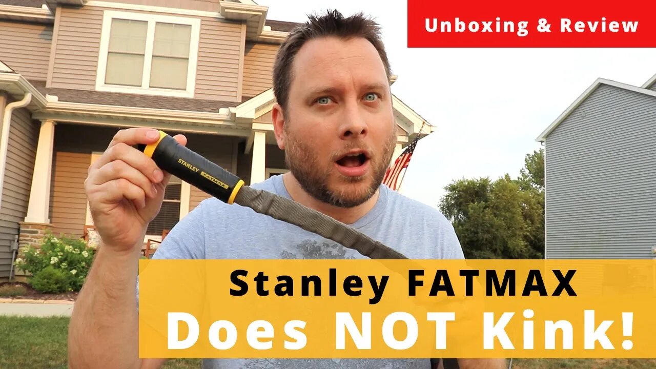 My Thoughts on The Stanley® FatMax® 5/8" x 50' EXOJacket Garden Hose | UNBOXING & REVIEW