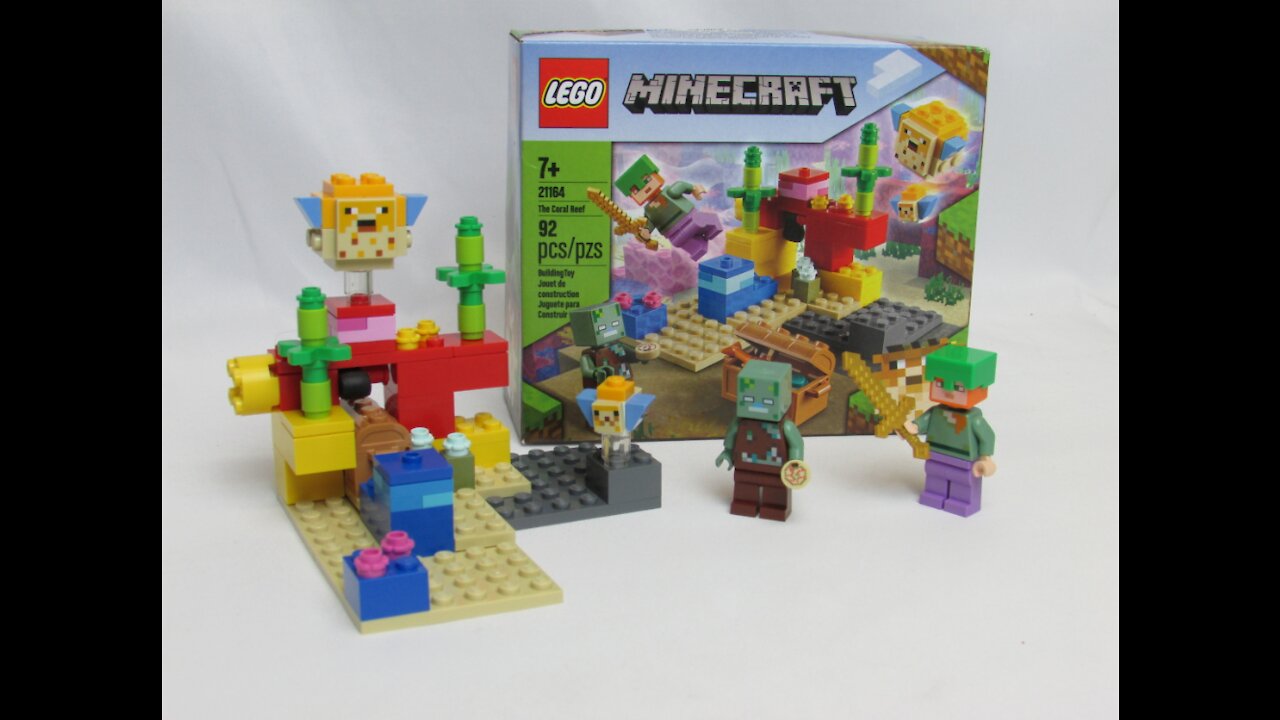 Lego Minecraft The Coral Reef 21164