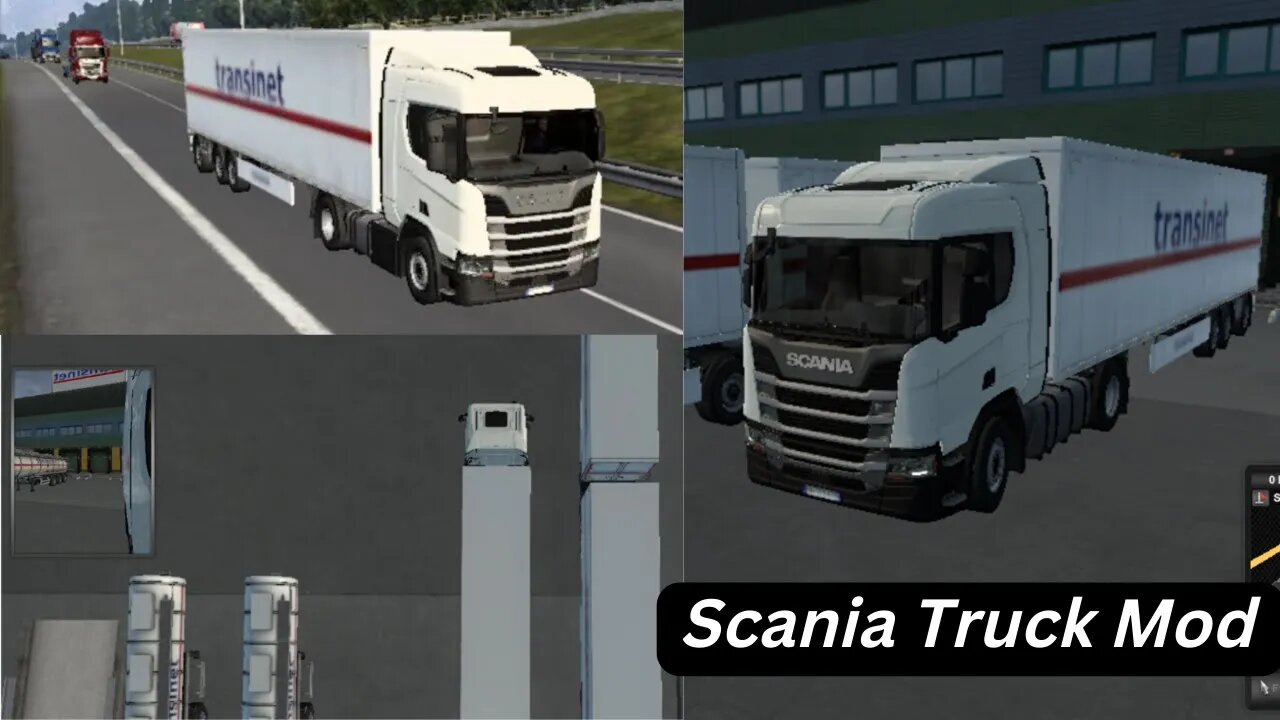 #shorts DEUTSCHLAND - Driving a Scania Truck in the Truck Simulator