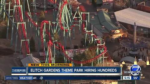 Elitch Gardens theme park is hiring