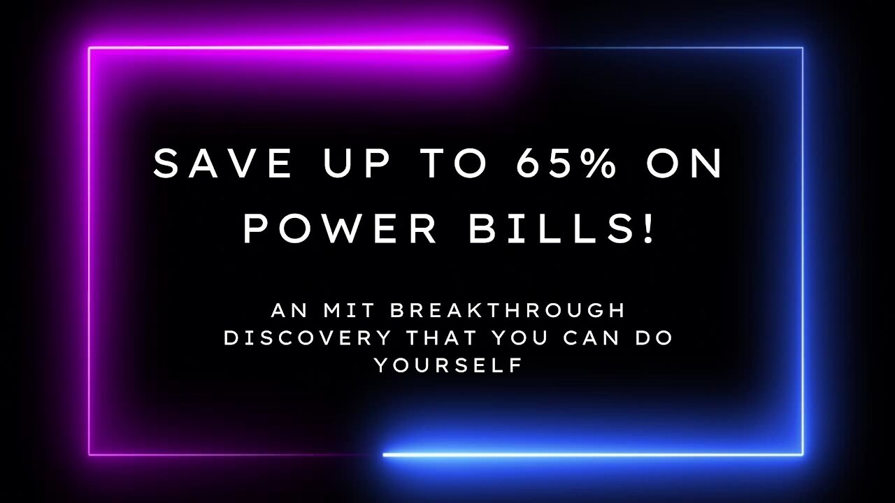 Easy DIY Power Plan Will Change Our World Forever