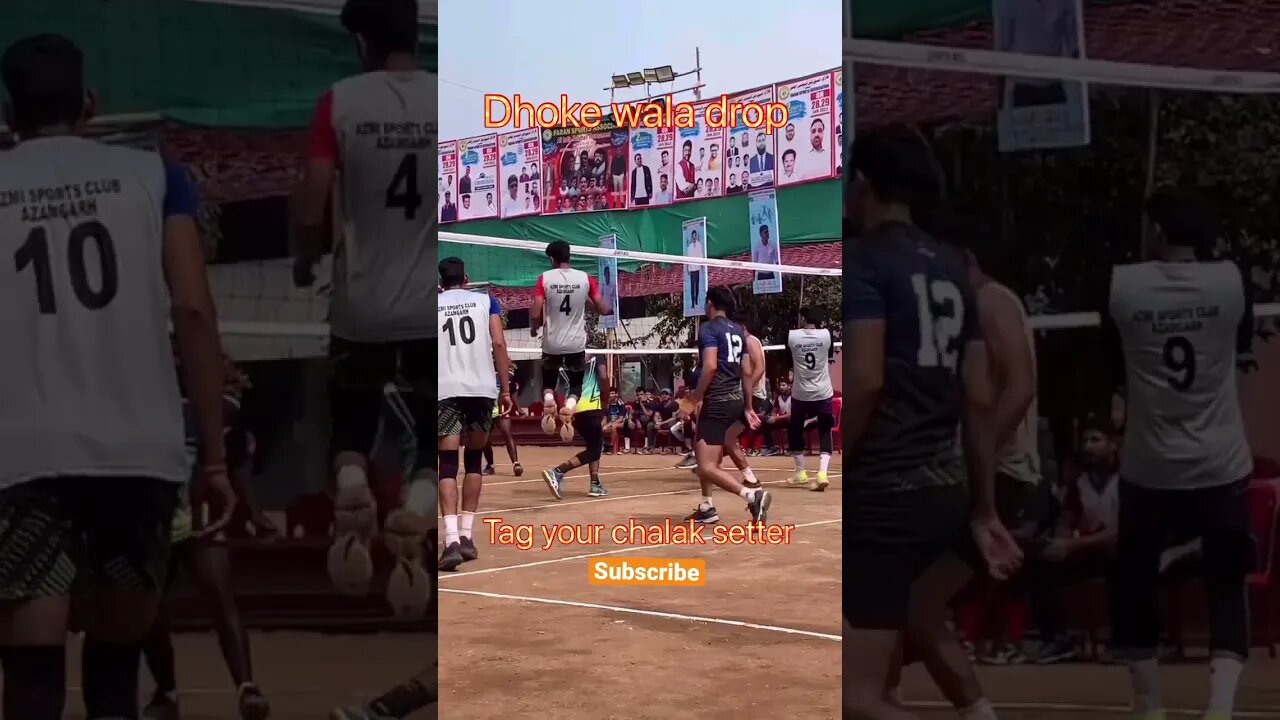 Dhoke wala drop, chalak setter 🏐 match link in description 👇