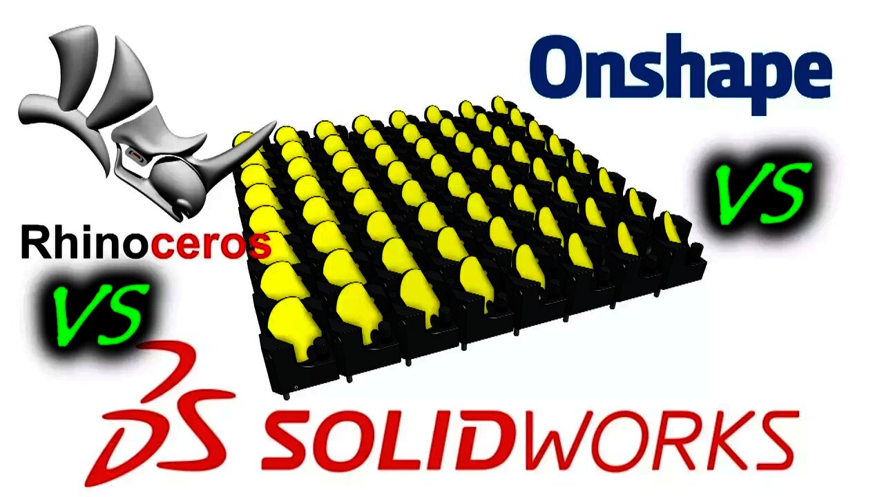 MCAD Shootout! - Rhino vs Solidworks vs OnShape