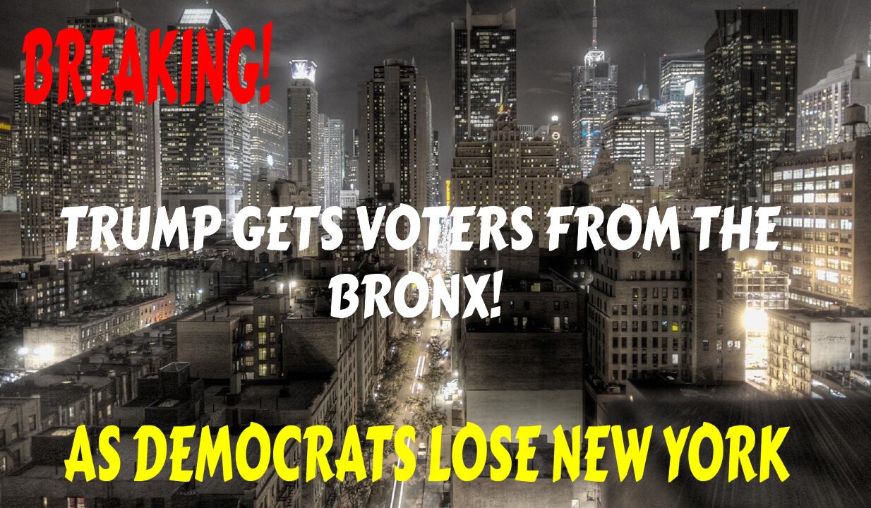 BREAKING THE BRONX LOVES TRUMP AND DEMOCRATS ARE RUNNING SCARED MUST WATCH!