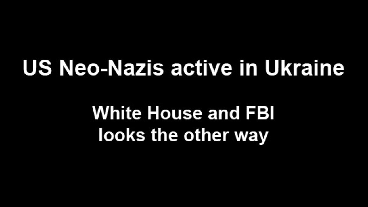 US Neo-Nazis active in Ukraine