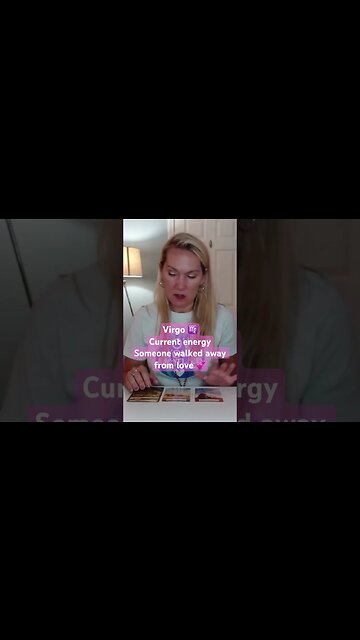 Virgo ♍️ current energy | Walking away from love #virgo #tarot #shorts