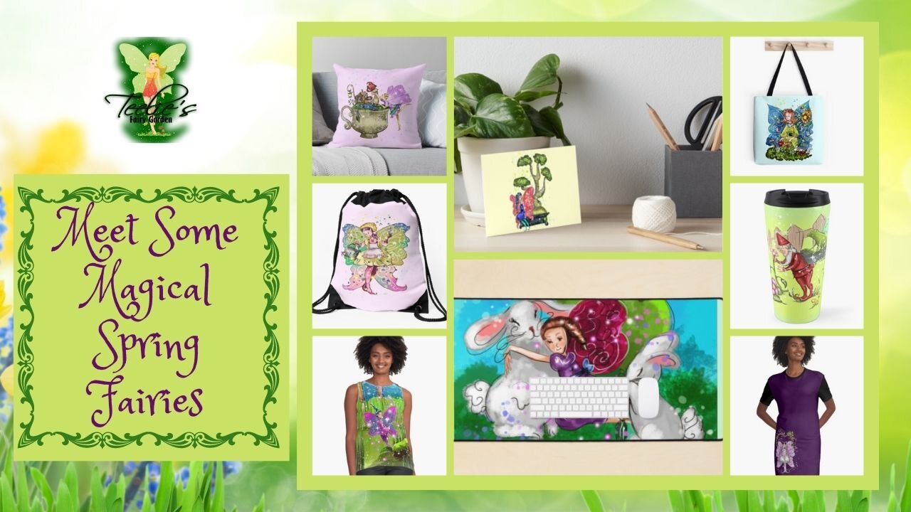 Teelie's Fairy Garden | Meet Some Magical Spring Fairies | Teelie Turner