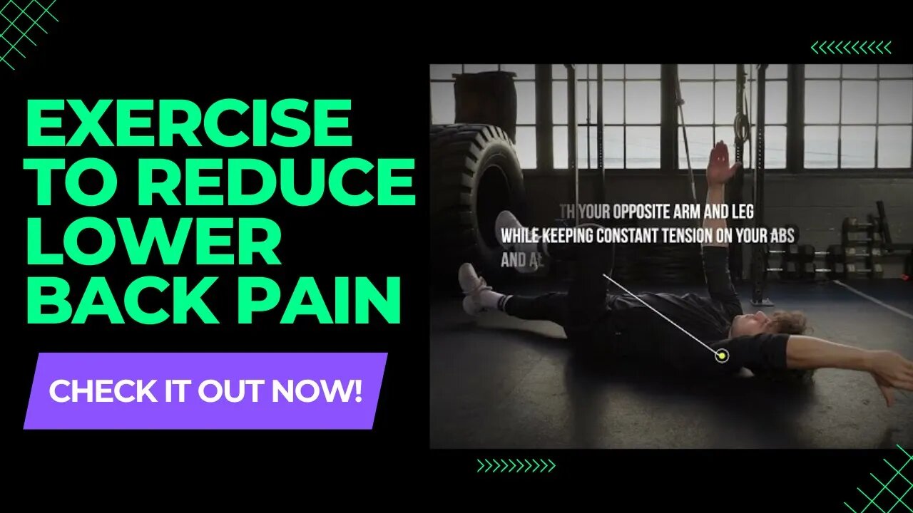 Exercise to Reduce Lower Back Pain