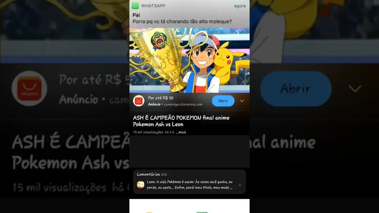 Ash campeão #pokemon