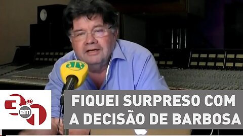 Marcelo Madureira: "Fiquei surpreso com a decisão de Barbosa"