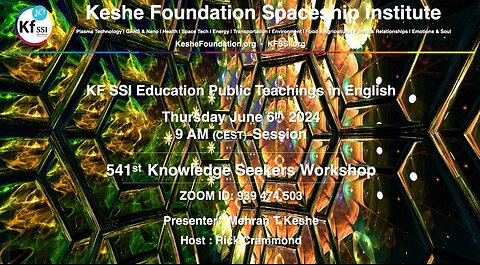 541st Knowledge Seekers Workshop; June 6, 2024