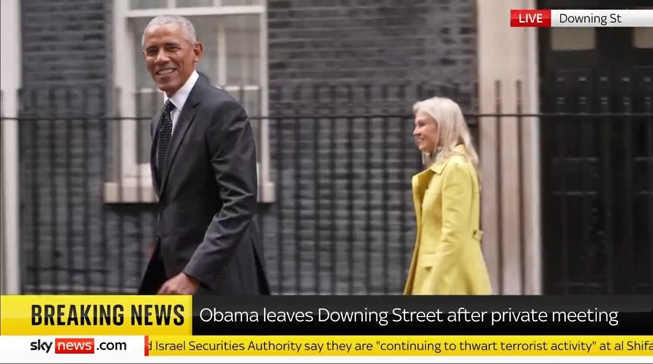 Obama In London For A Surprise Meeting With PM Sunak