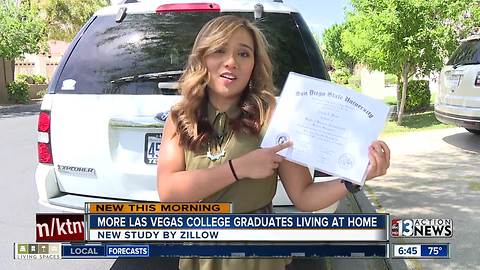 More Las Vegas graduates living at home