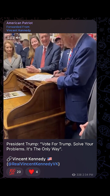 President Trump: "Vote For Trump. Solve Your Problems. It's The Only Way"