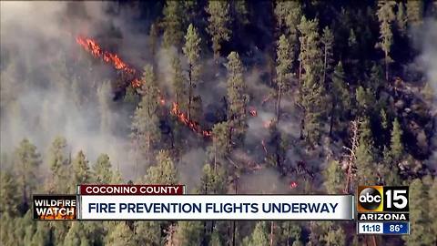 Flagstaff authorities to patrol for fire risks from the air