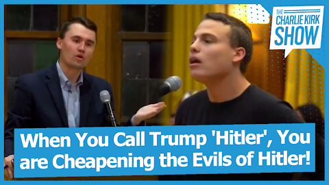 When You Call Trump 'Hitler', You are Cheapening the Evils of Hitler!