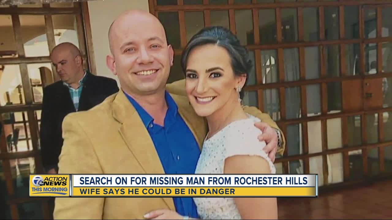 Search on for missing Rochester Hills man