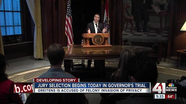 Jury selection for Missouri Gov. Eric Greitens’ trial begins