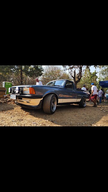 Lee's amazing 3.0L Cortina during the Swop Meet