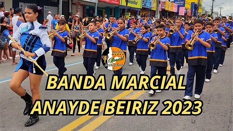 BANDA MARCIAL ANAYDE BEIRIZ 2023 - DESFILE CÍVICO 2023 NO BAIRRO DE MANGABEIRA - PB.