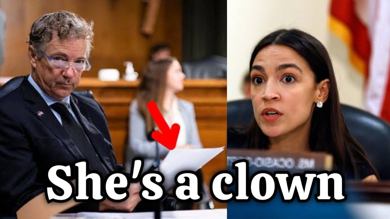 "They're a Party of Clowns" Rand Paul Gets up and HUMILIATÉS Ocasio-Cortez & The Entire Democrats!