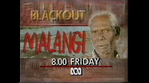 Promo - ABC - Blackout: David Malangi (1991)