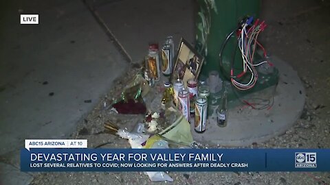 Valley family suffers devastating year due to COVID-19 deaths and deadly crash