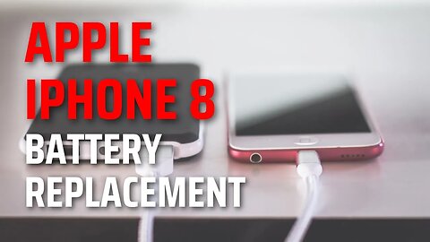 Iphone 8, battery replacement, repair video