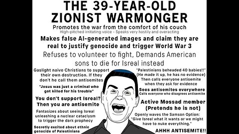 Zionist Ben Shapiro says he doesn't just CONDONE the actions of the Israeli IDF, he "celebrates & lauds" them blowing up 40k Palestinians.