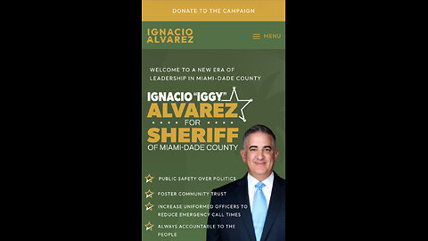 (Episode XIV) Ignacio "Iggy” Alvarez: Miami-Dade County Sheriff Candidate Ignacio "Iggy” Alvarez