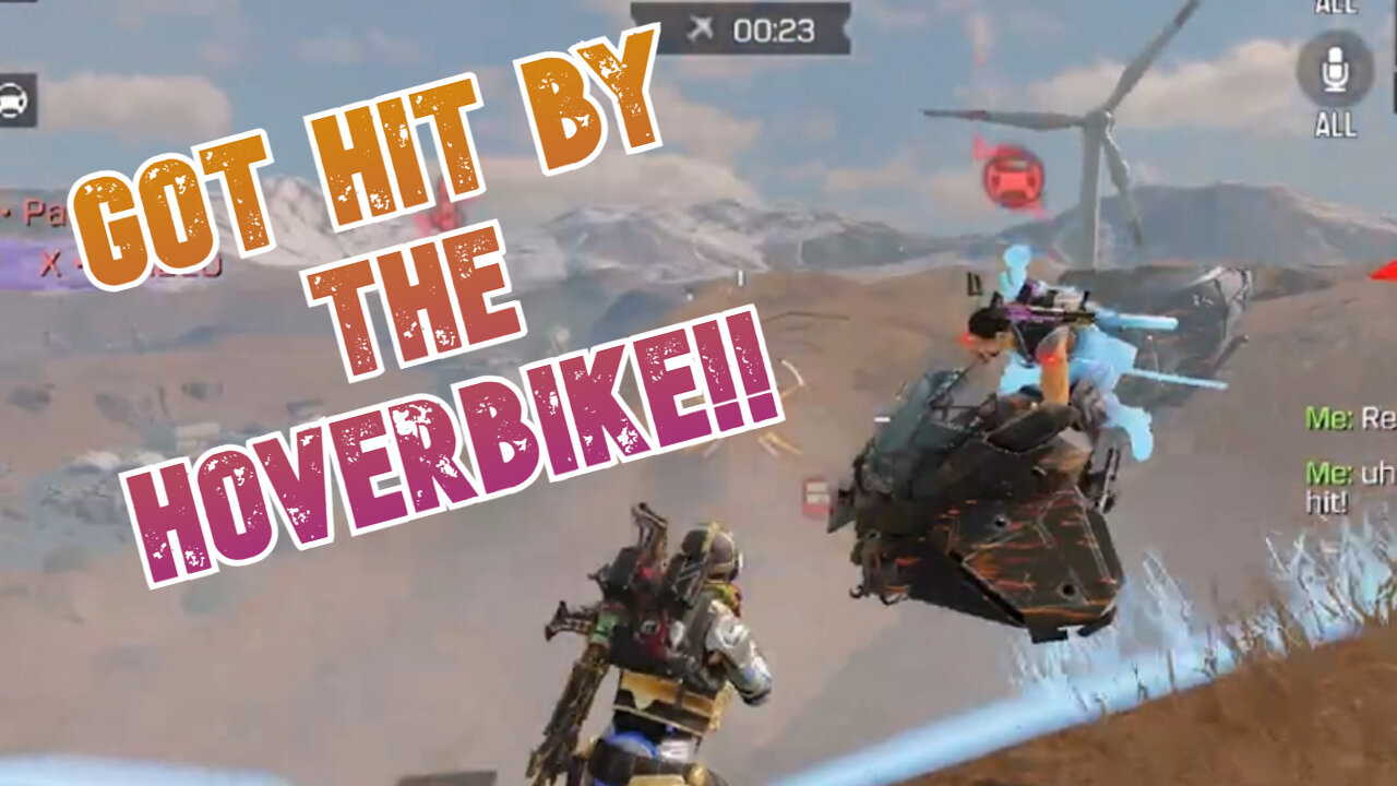 GOT HIT BY HOVERBIKE!