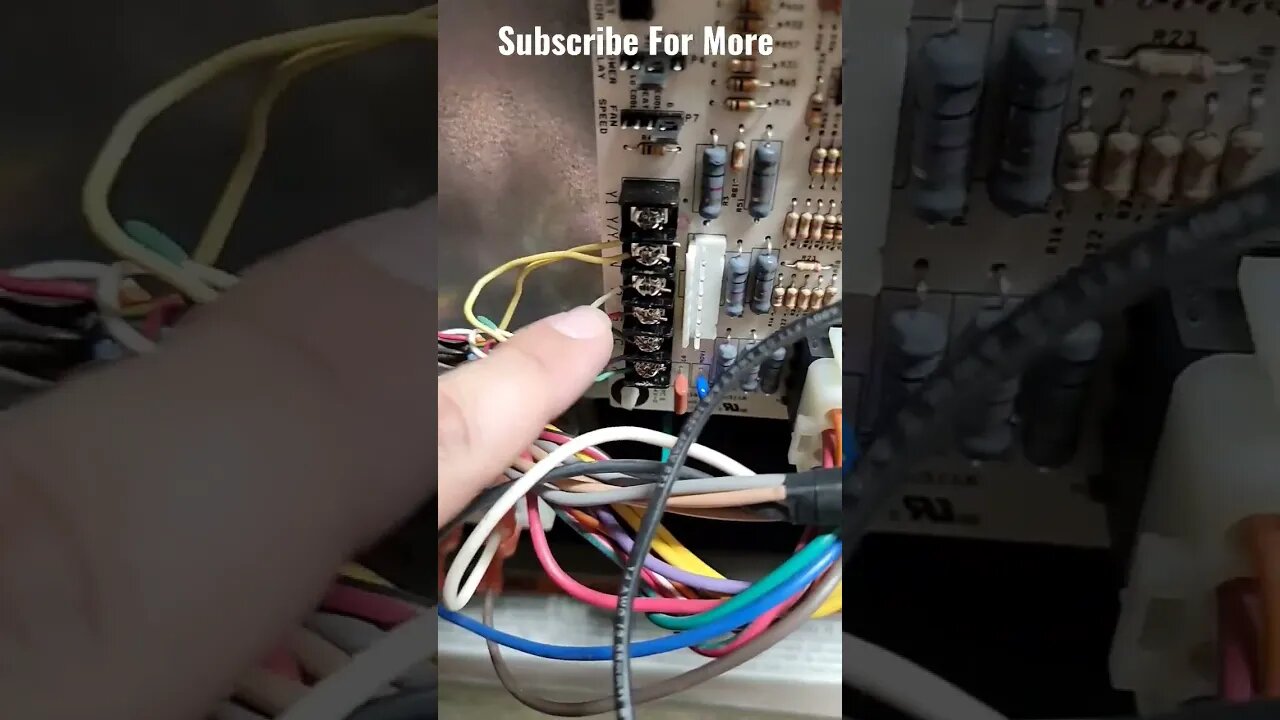 Y1 and Y1/Y2 low voltage terminals