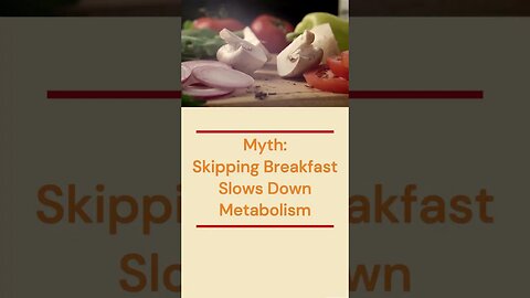 Skipping Breakfast Slows Down Metabolism #health #fitness #food