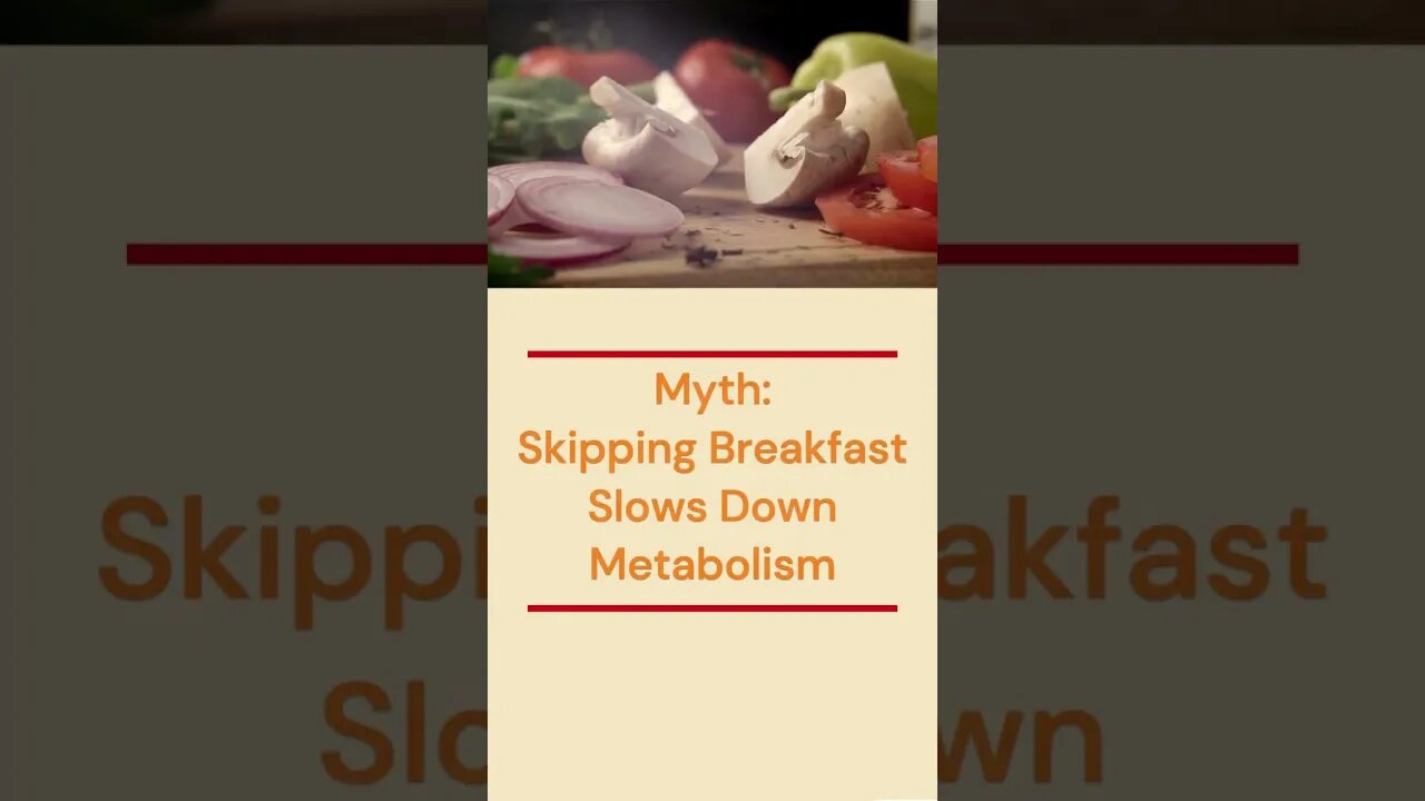 Skipping Breakfast Slows Down Metabolism #health #fitness #food