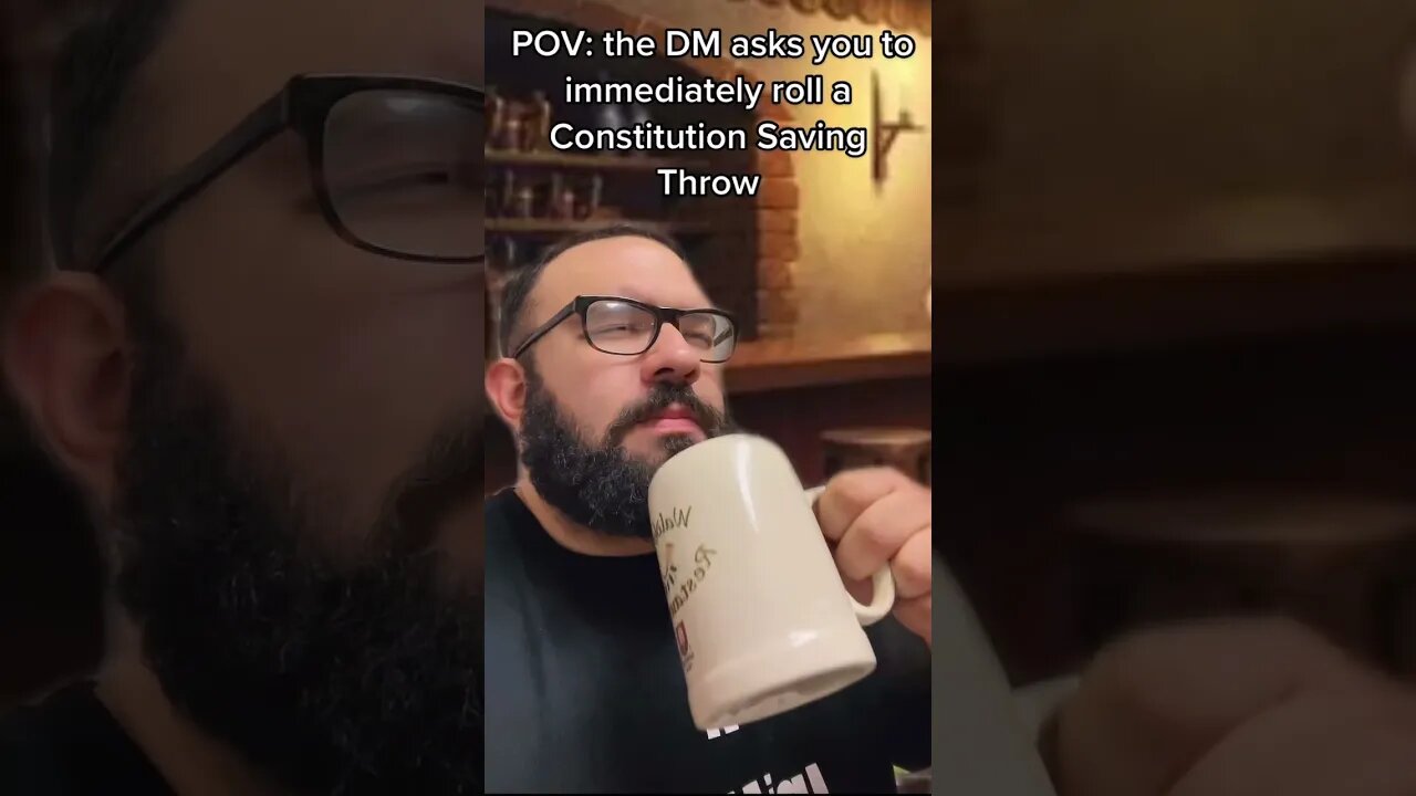Roll a Constitution Saving Throw!