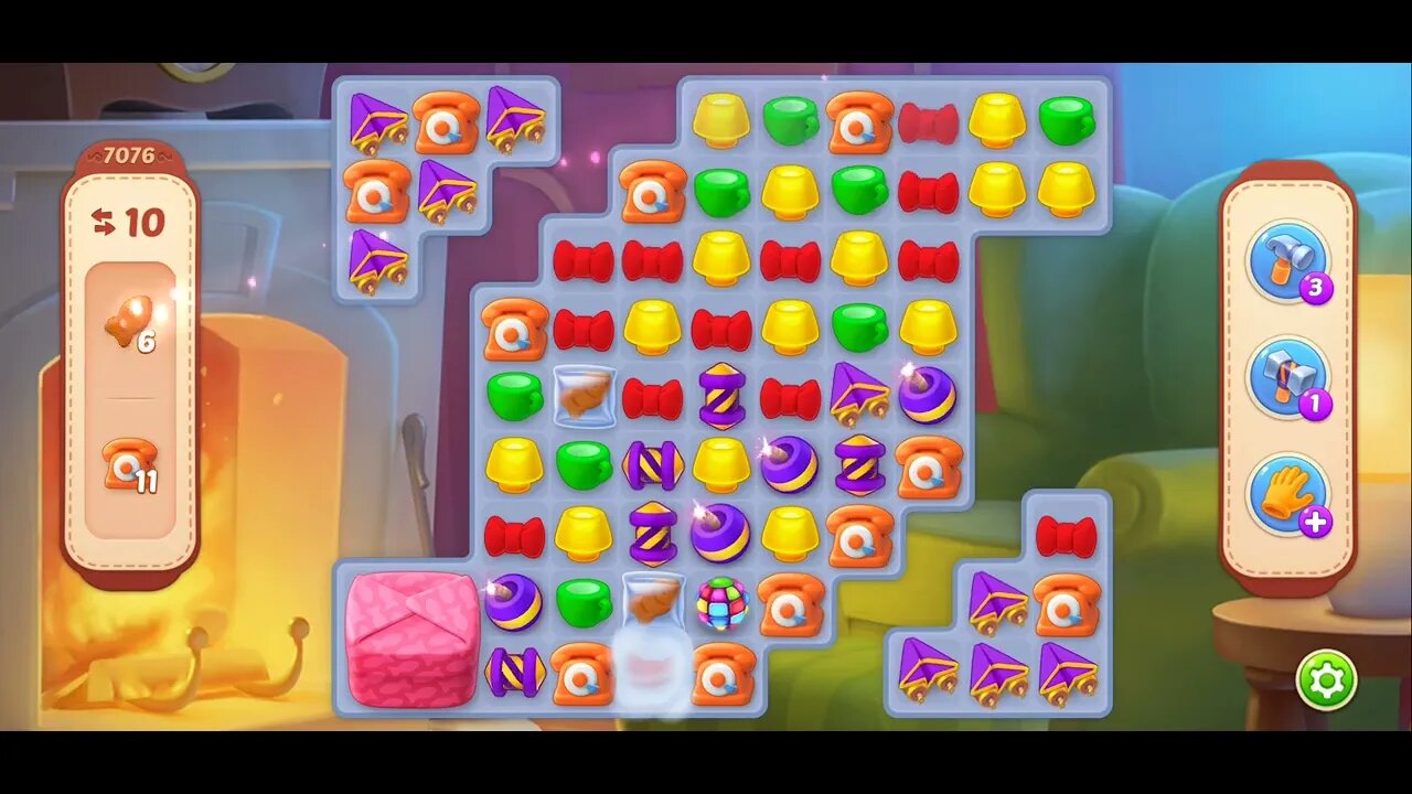 Playrix Homescapes Gameplay Walkthrough Level 7076