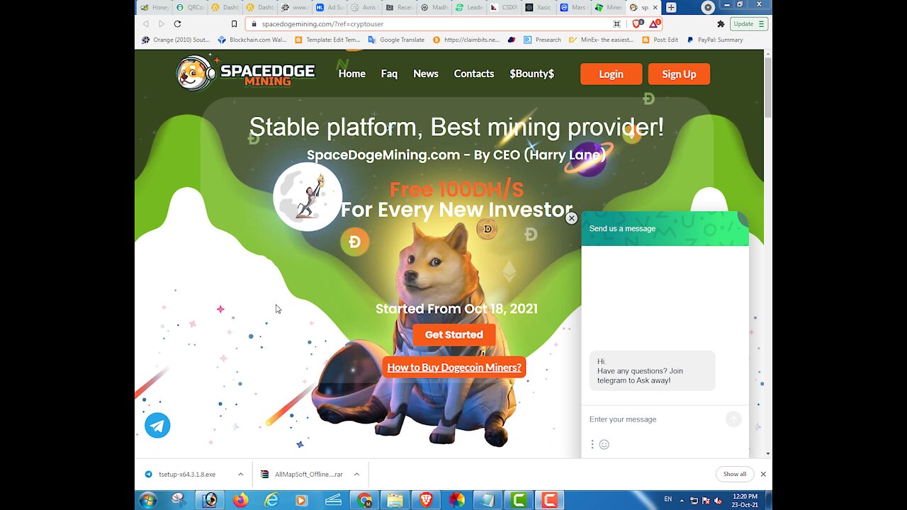 New Free Cloud Mining Website | Dogecoin Mining From Mobile