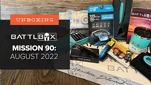 The Knife Won Me Over! | Unboxing Battlbox Mission 90 - Pro Plus - August 2022