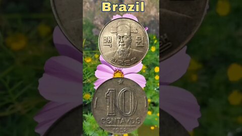 Brazil 10 Centavos 1952.#shorts #coinnotesz